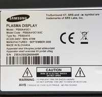 Plasma Samsung ps50a410c1 peças