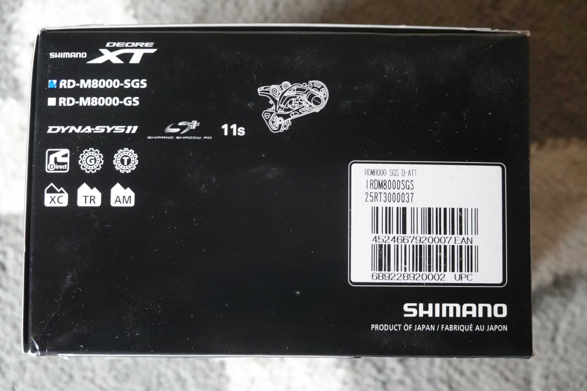 NOWA Przerzutka tył Shimano Deore XT RD-M8000 SGS 11rz MTB XTR BOX