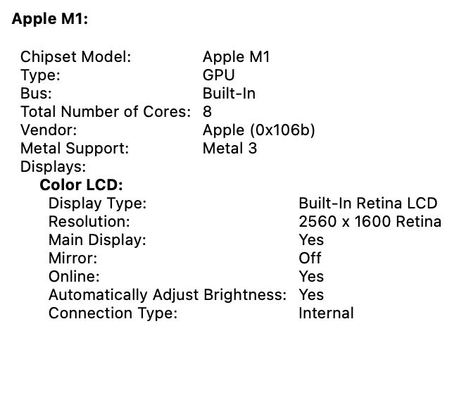 MacBook Pro 13 2020 M1 16Gb 1Tb SSD Space