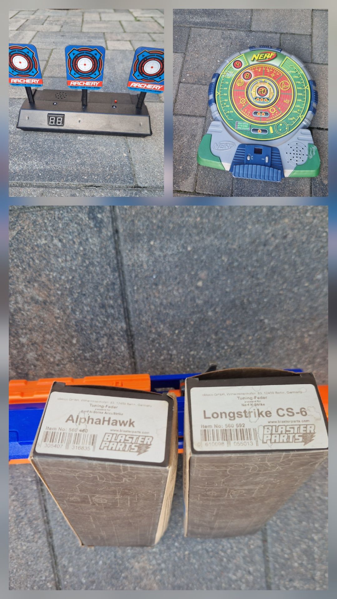 Mega XXL NERF Snajperka Longstrike CS-6 5xKarabin 5xPistolet 4×Tarcza