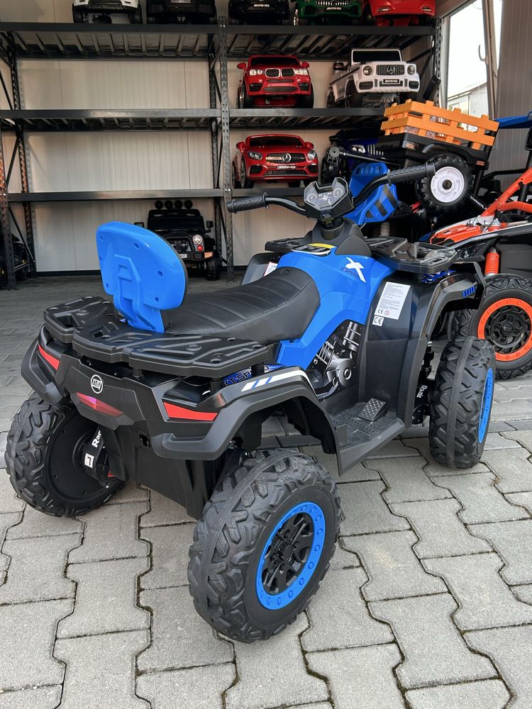 Quad na akumulator dla dzieci XT-SPEED 4x80W 24V Niebieski