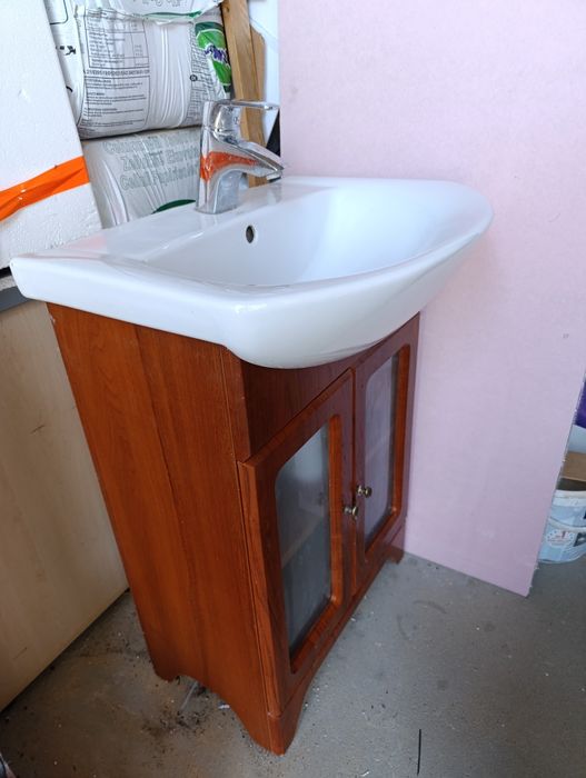 Umywalka z baterią Deante zlew bateria