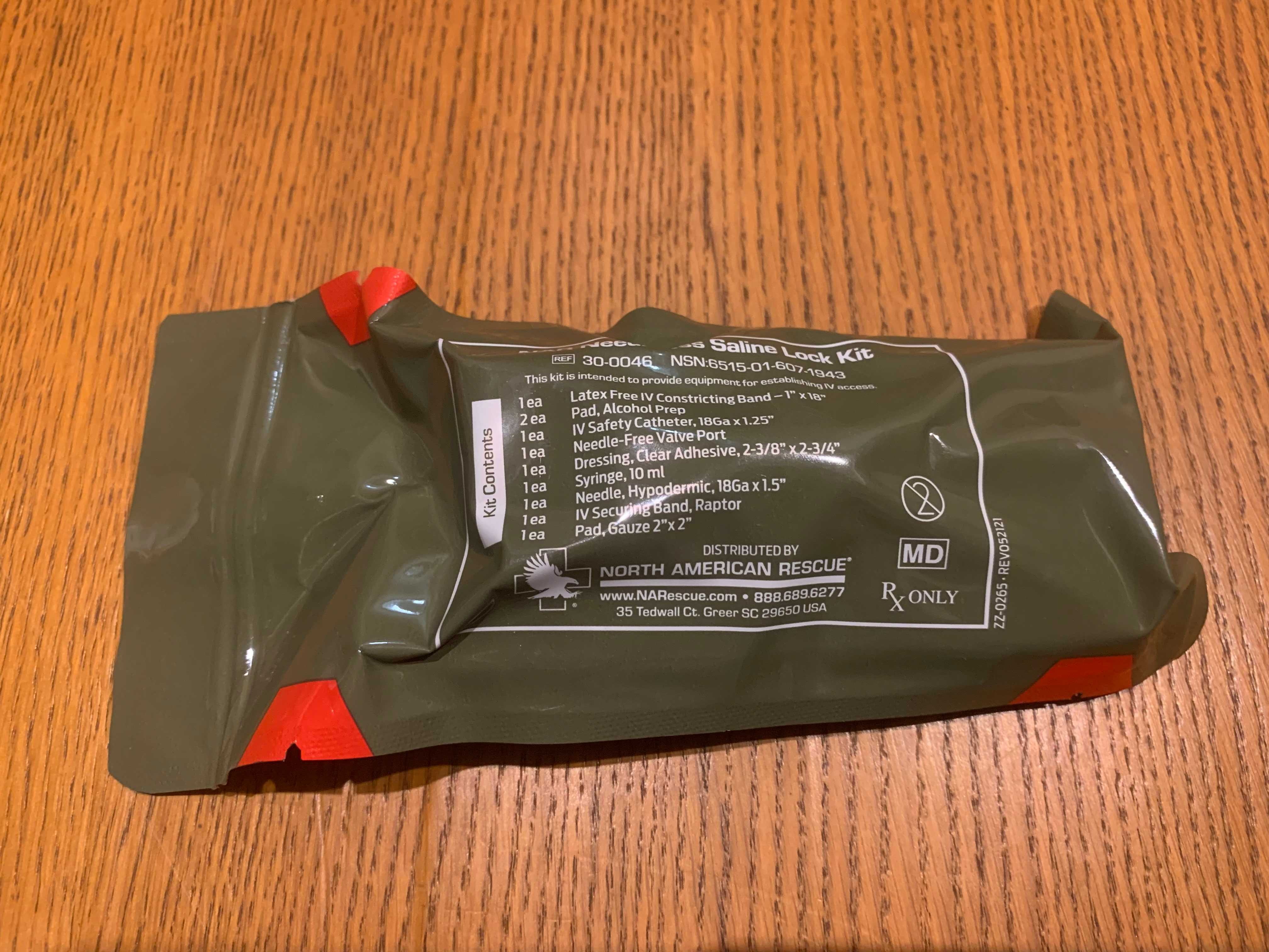 Комплект для катетеризації NAR Needleless Saline Lock Kit