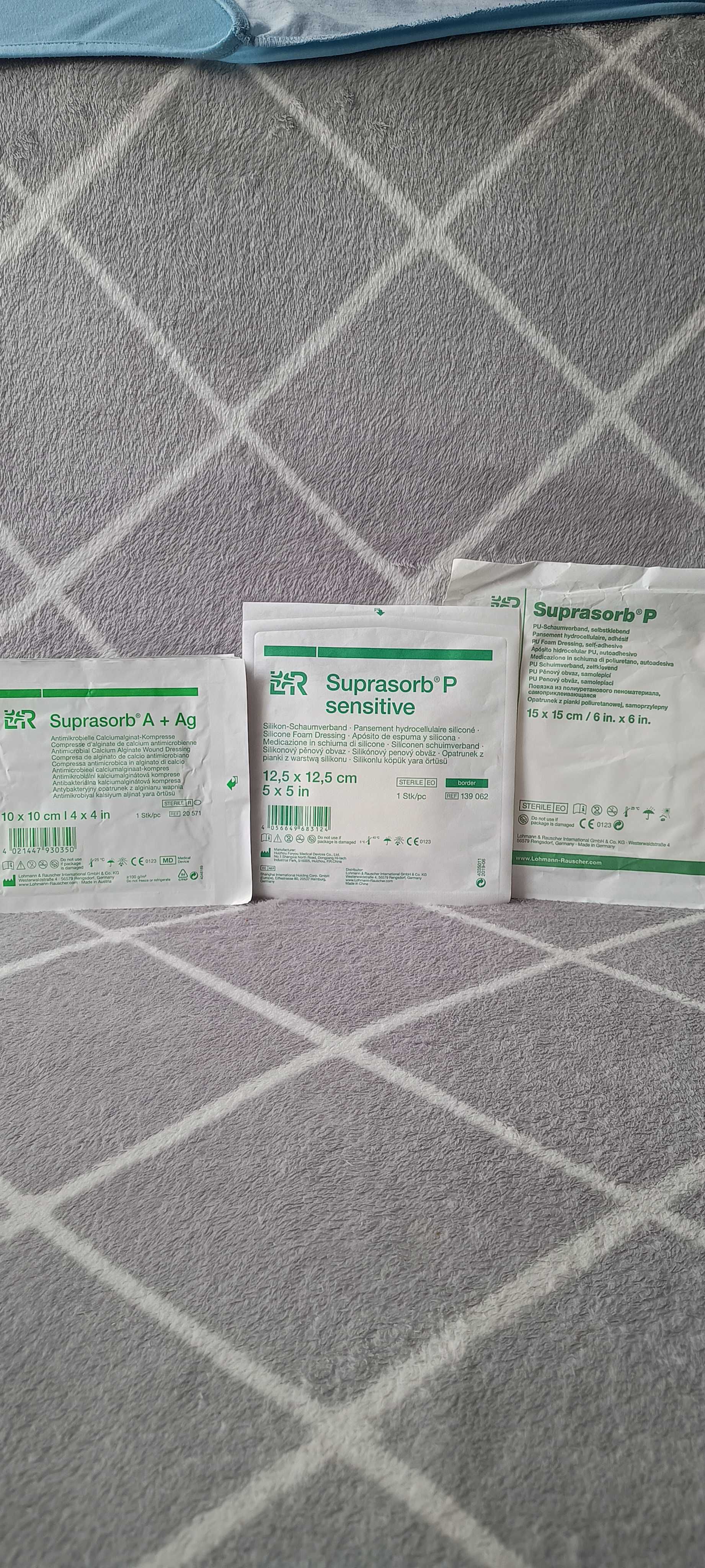 Suprasorb P, Suprasorb A+Ag. Opatrunki z pianki i alginianu
