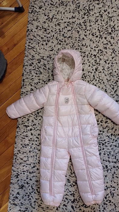 Kombinezon zimowy 92 jasny róż KANZ