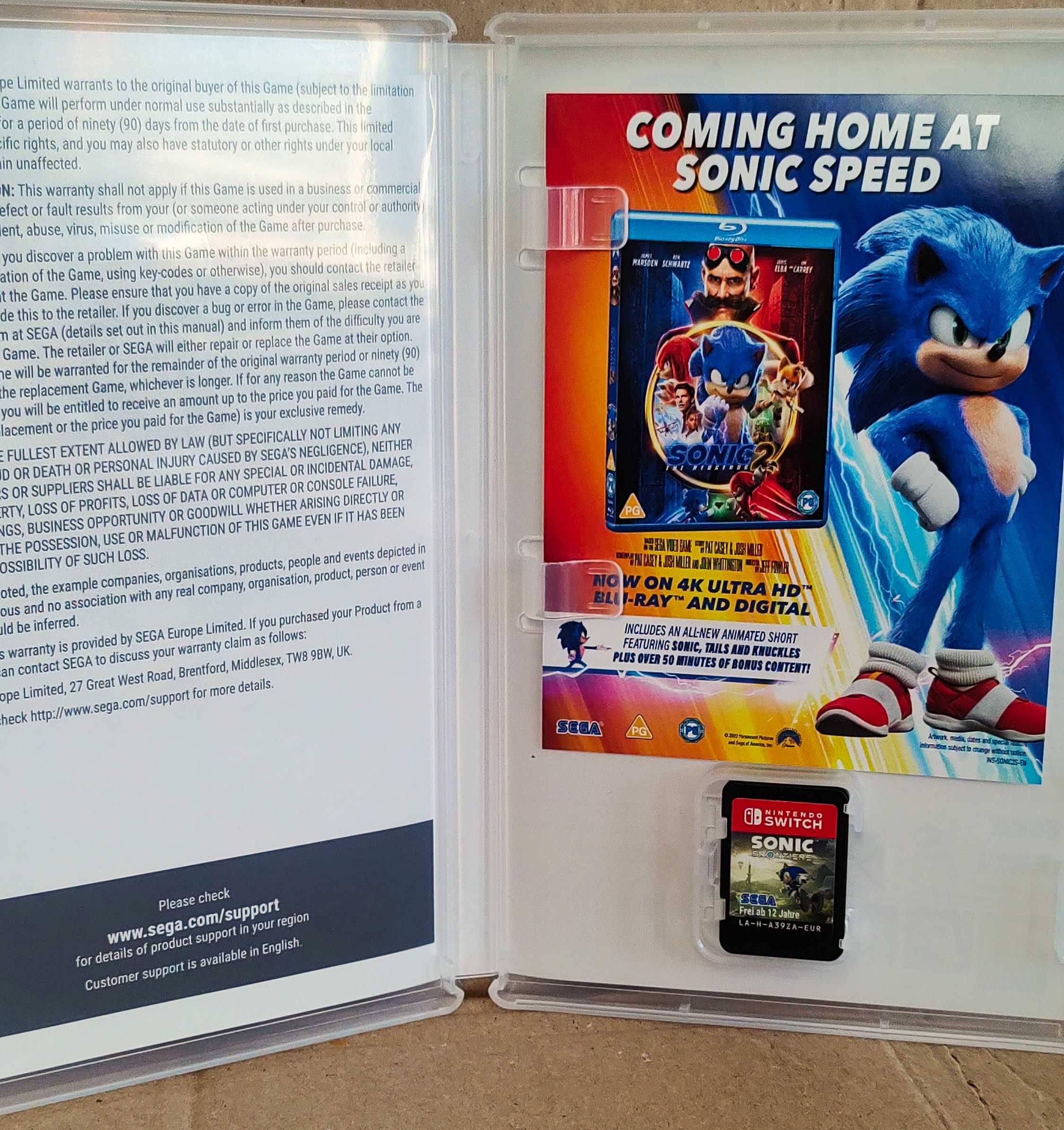 Sonic Frontiers Nintendo Switch
