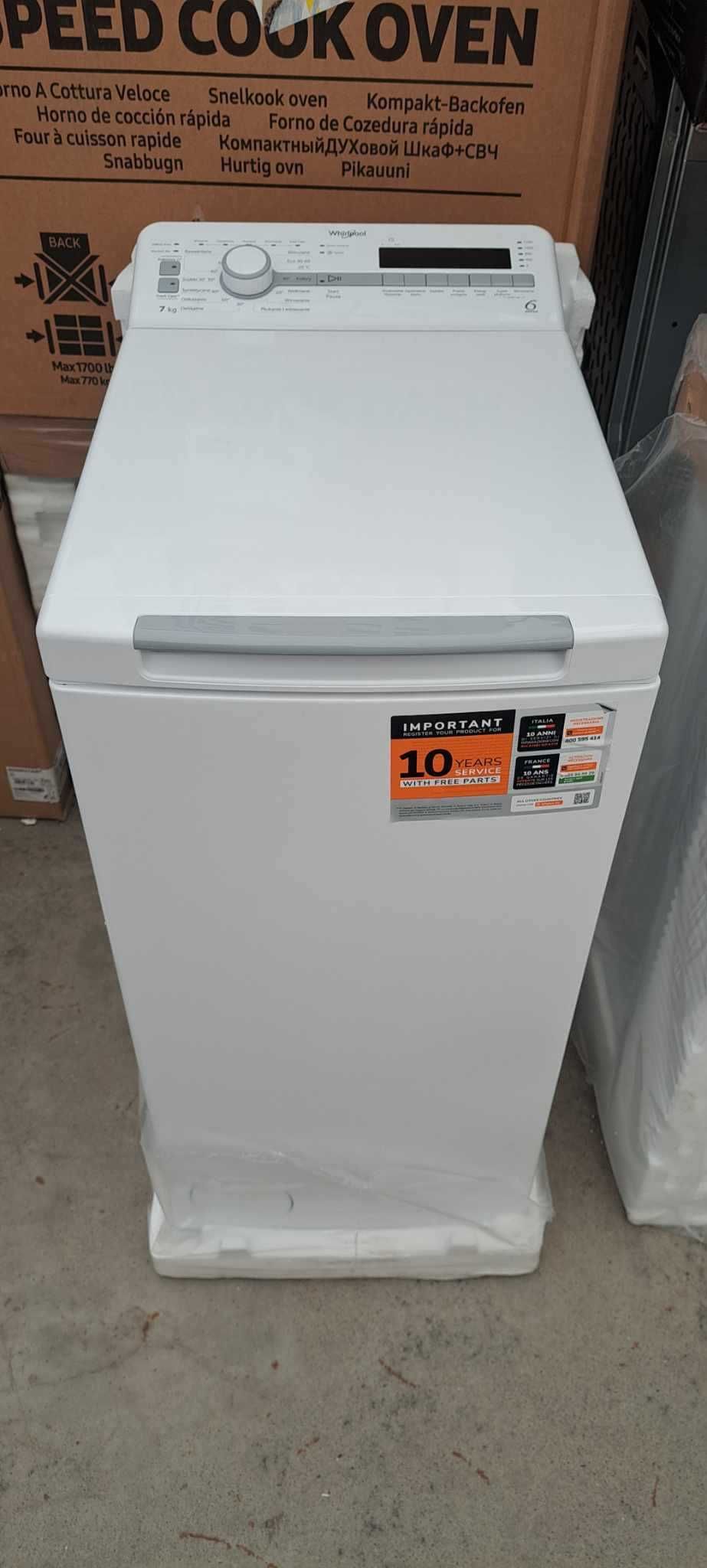 Nowa Pralka Whirlpool TOP TDLR 7220SS PL/N
 24m-ce gw. FV23%