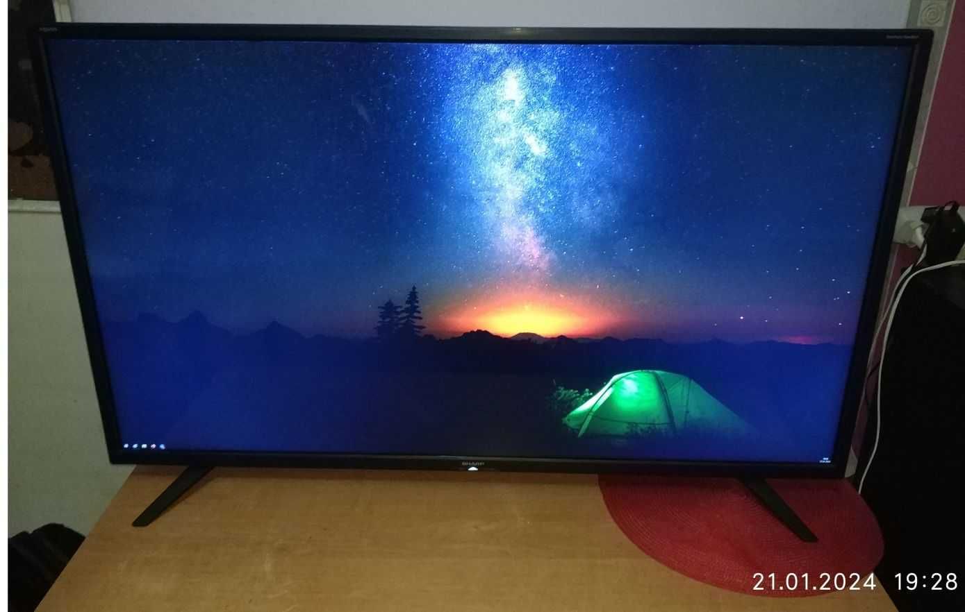 Telewizor TV SHARP lc-40UI7452e 40 cali 4K 100% sprawny, pilot, SMART