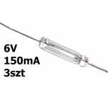 Żarówka osiowa mini T1 6V DC 150mA 3szt