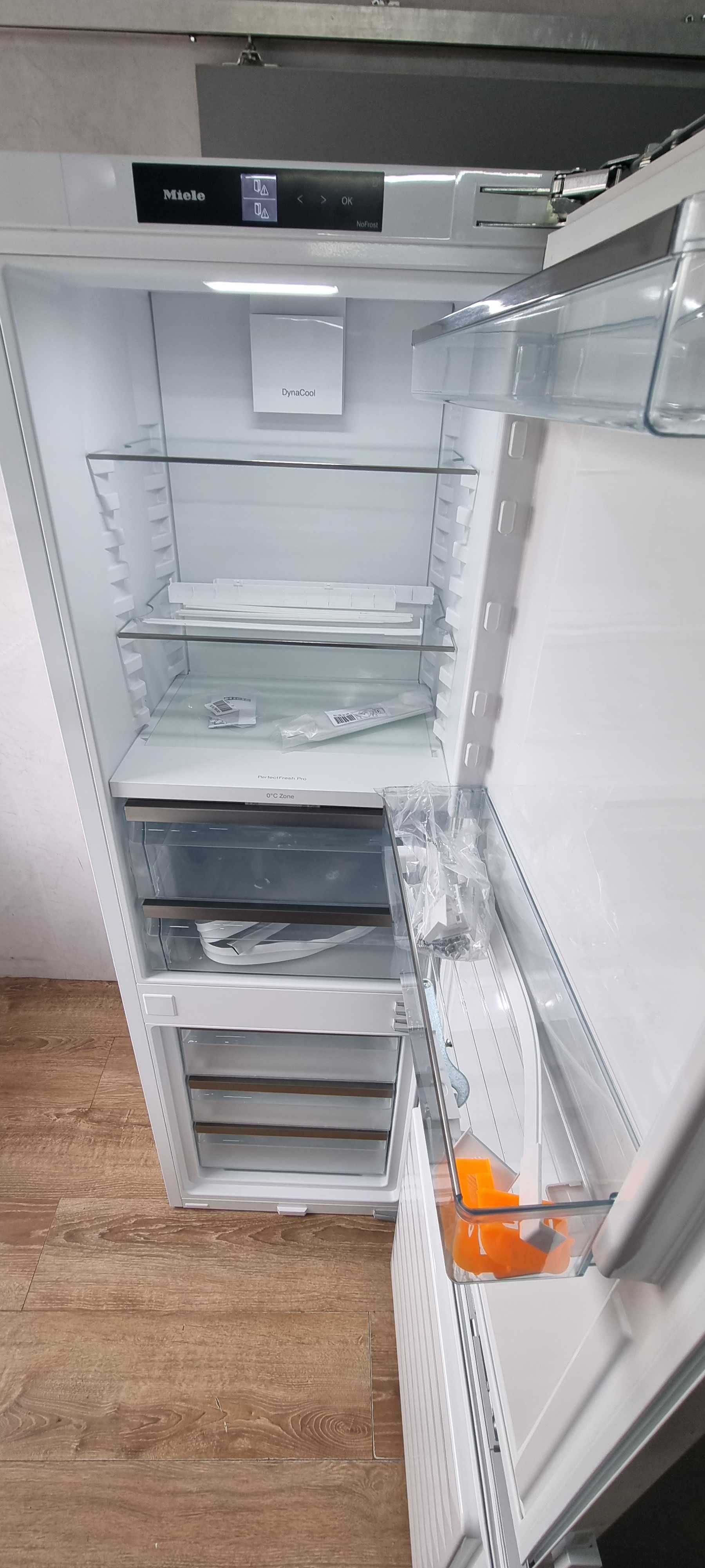 Chłodziarko - zamrażarka do zabudo Miele KFN 7744 E, NoFrost, JAK NOWA
