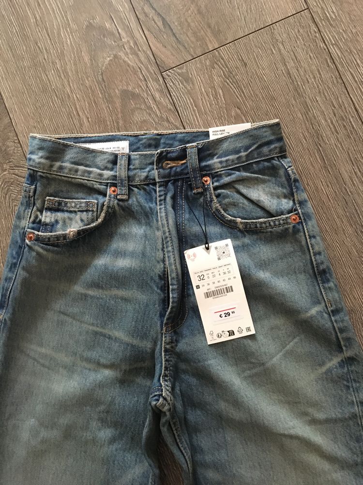 Новые джинсы zara 32 размера.