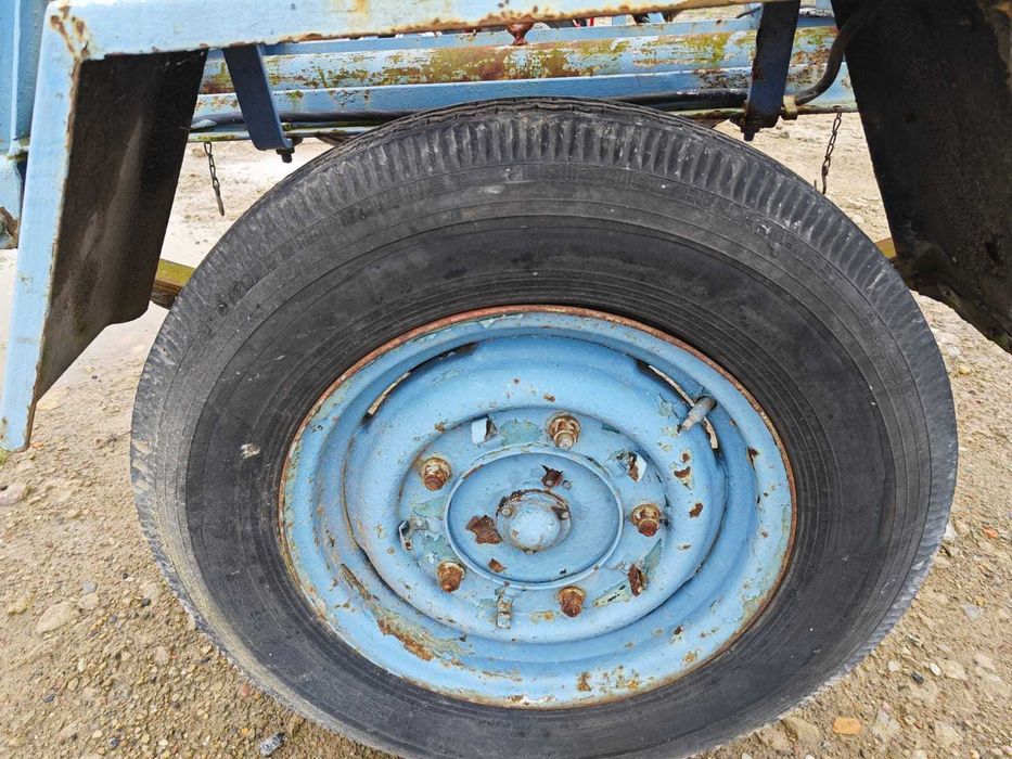 Przyczepa dłużycowa dłużyca EIGENBAU DMC 680 kg stali drutu słupów A/2