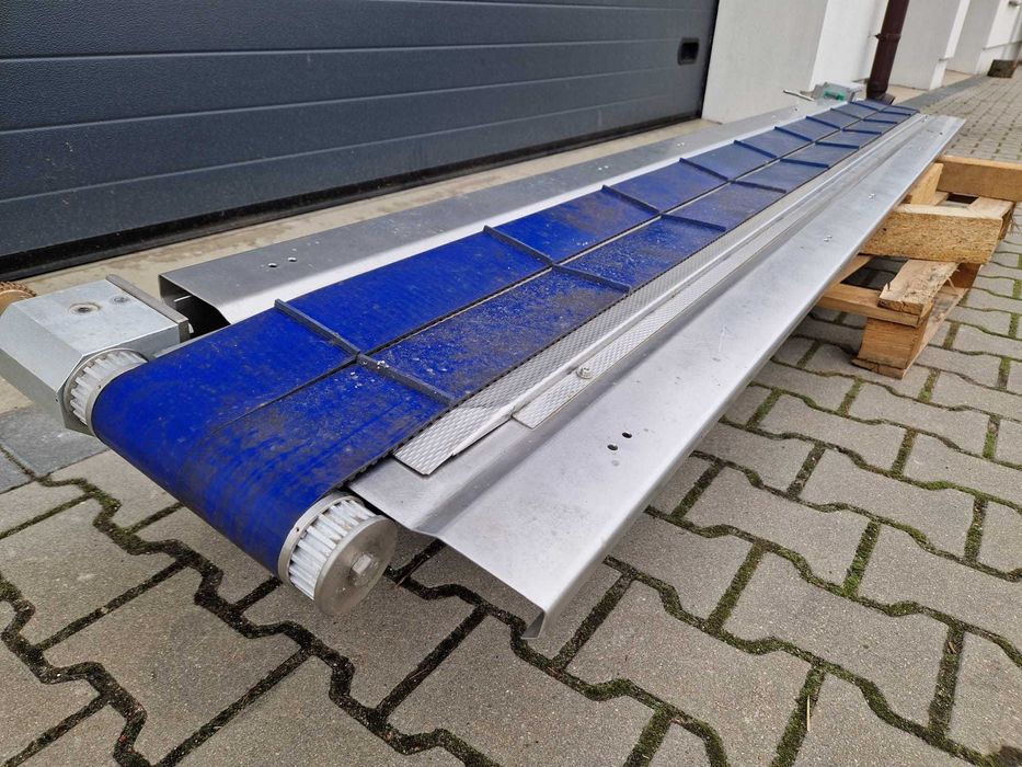 Podajnik taśmowy taśmociąg transporter przenośnik stal nierdzewna KO
