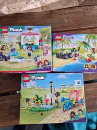 Lego friends pojazd, rower i naleśnikarnia