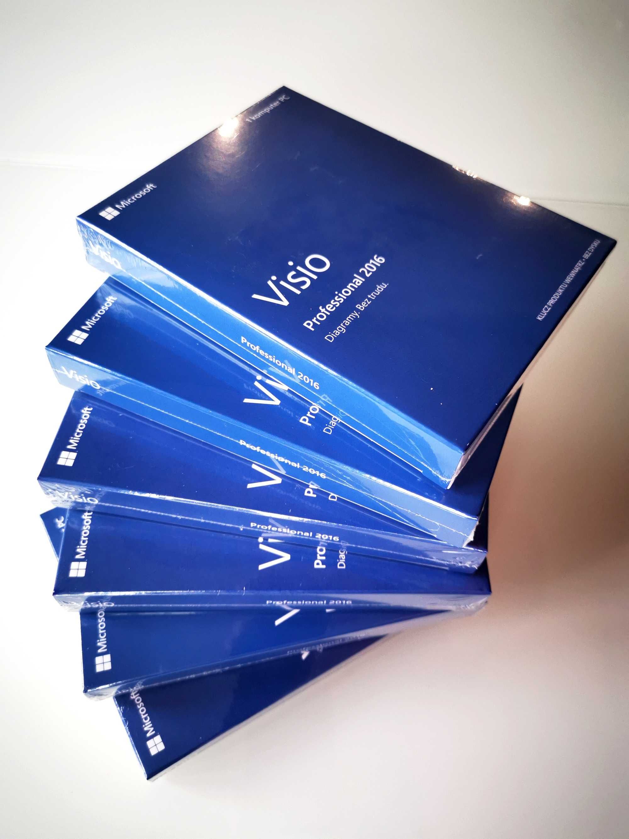 Microsoft Visio 2016 PRO BOX W PUDEŁKU PL