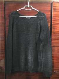 Женский черный свитер 50-52
