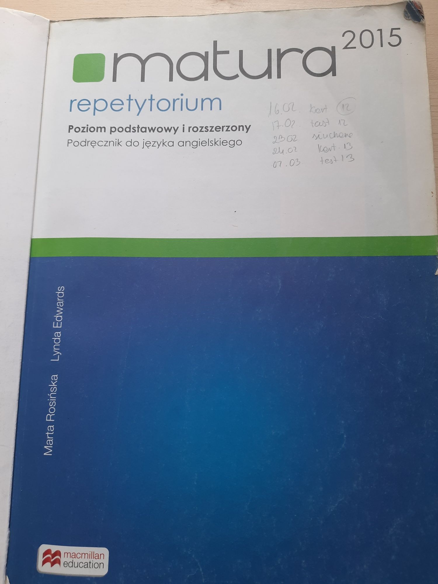 Repetytorium matura 2015, Podręcznik do j. angielskiego