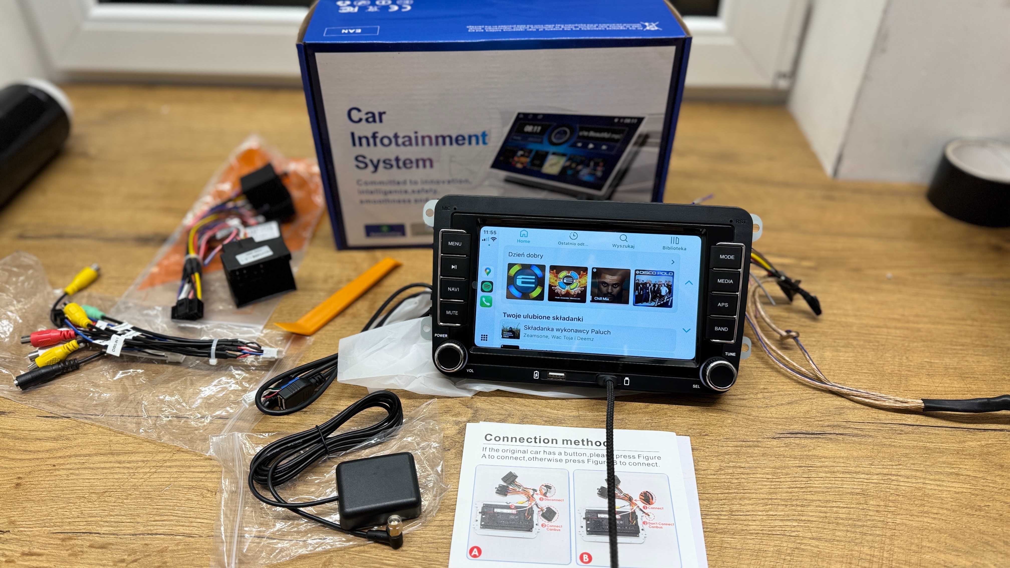 radio android 2gb vw passat,skoda,seat carplay androidauto