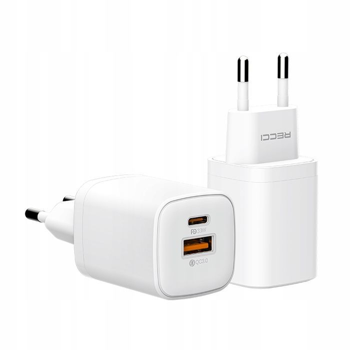Mocna Szybka Ładowarka Sieciowa Usb-C Typ C Usb 33W Qc3.0 Pd Zasilacz
