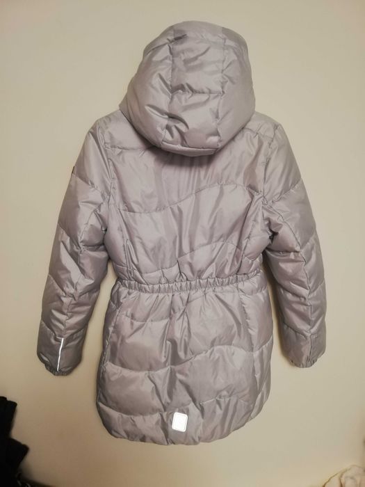 kurtka puchowa Reima 164 srebrna kurtka Reima 164 puchowa