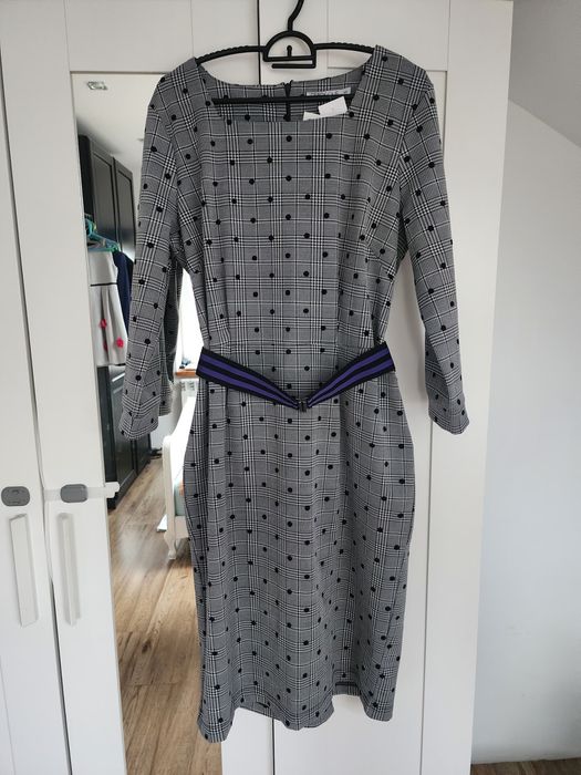 Sukienka  w pepitke 42 44 quiosque