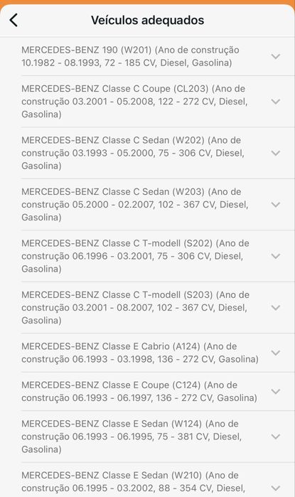 Kit reparação braço transversal Mercedes