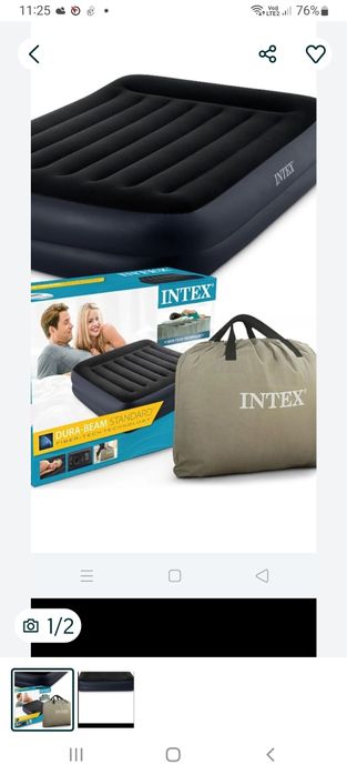 Materac welurowy INTEX  odbiór osobisty