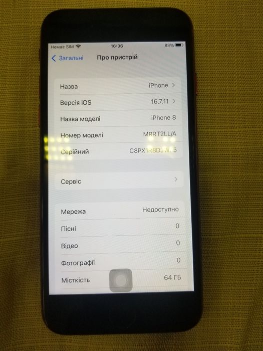 Apple Iphone 8 64 GB ! Neverlock !