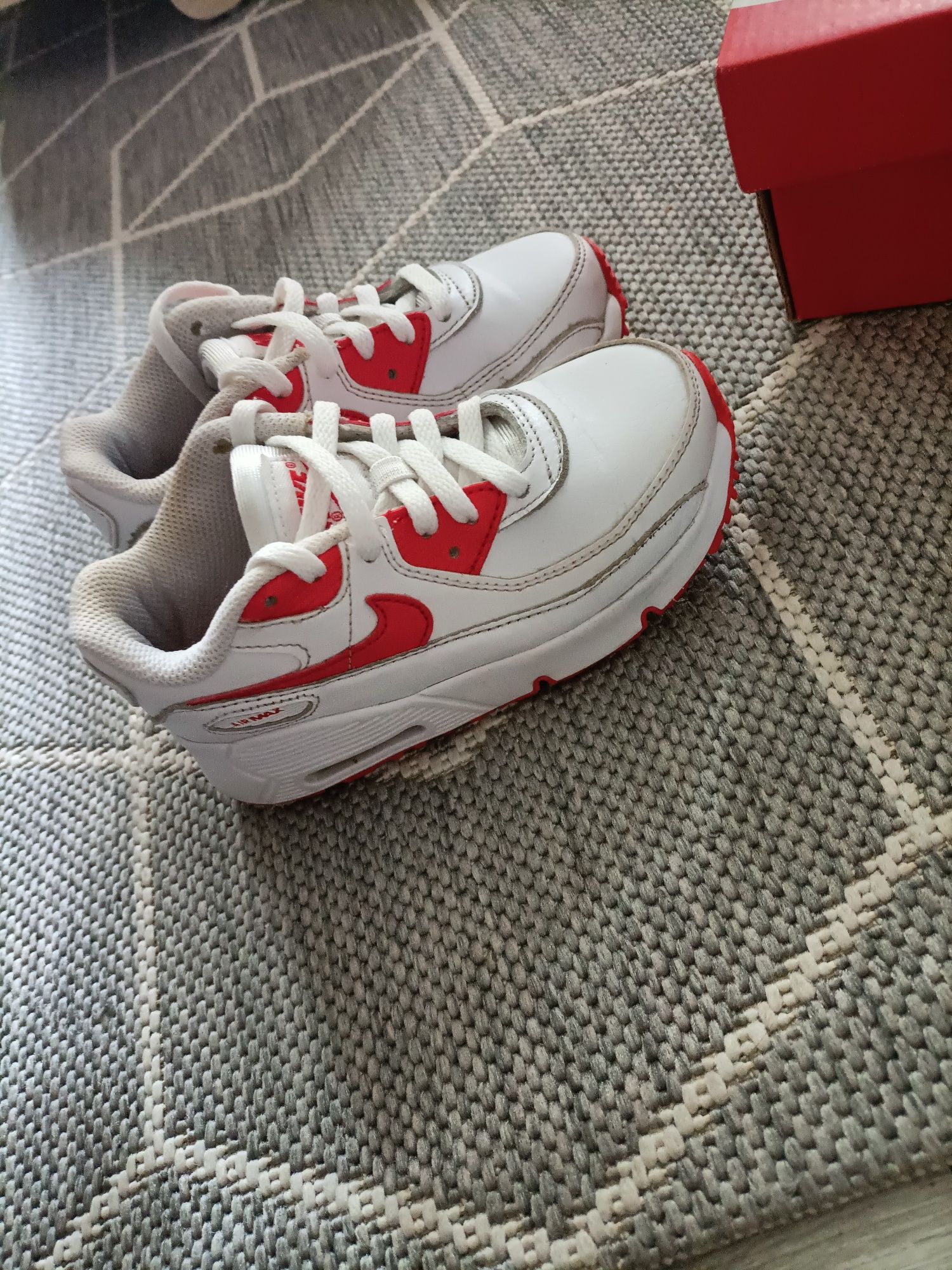 Air max Nike 27 biało czerwone