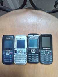 Старые мобильные телкфоны.