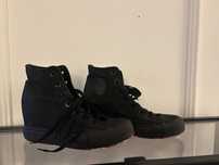 Trampki na koturnie Converse Chuck Taylor czarne używane stan BDB 39