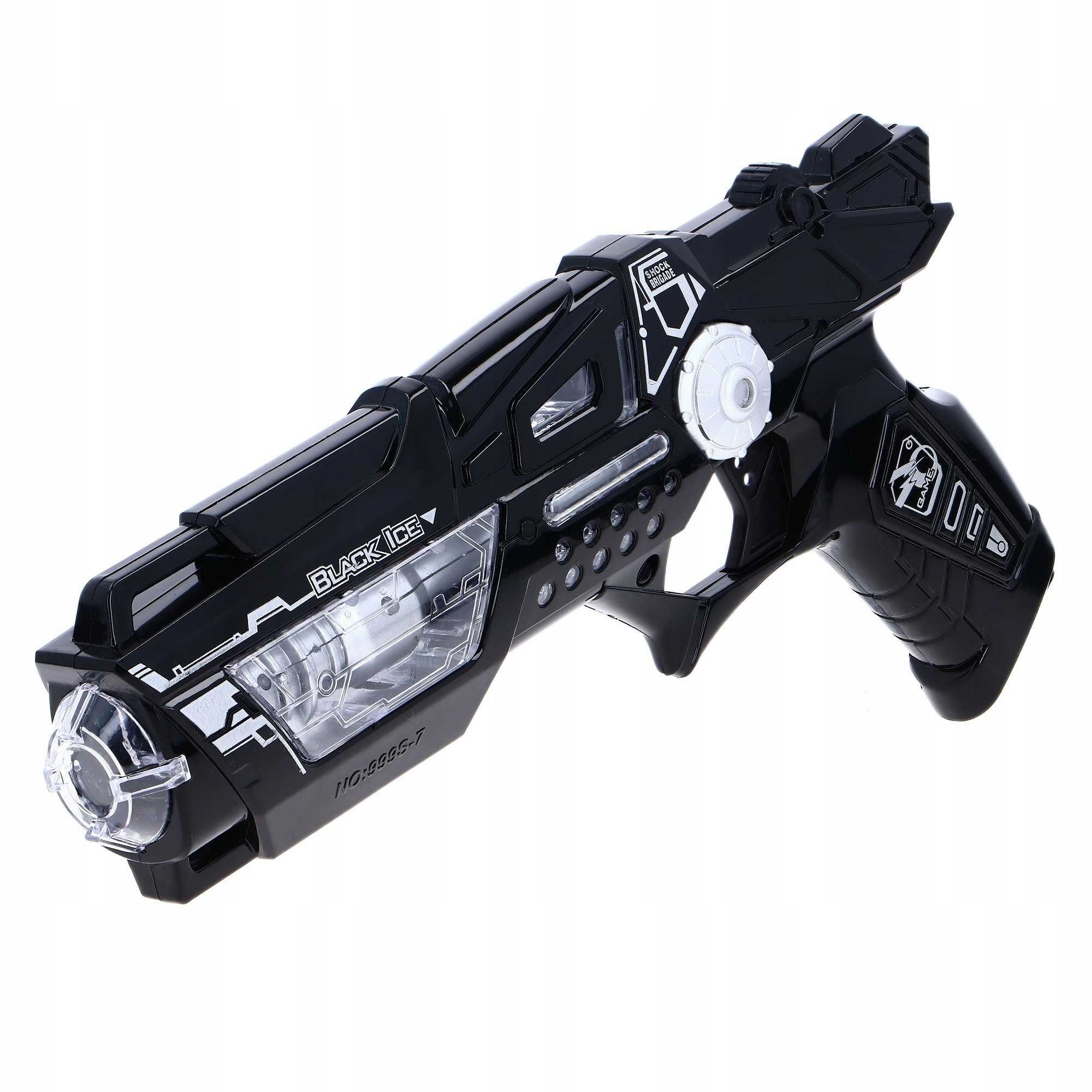 Pistolet dla dzieci dźwiękowy świecący na baterie