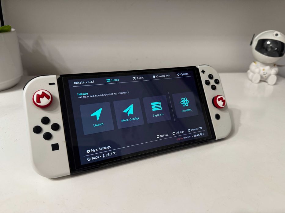 Nintendo Switch Oled CFW przerobiony picofly + SD 256gb