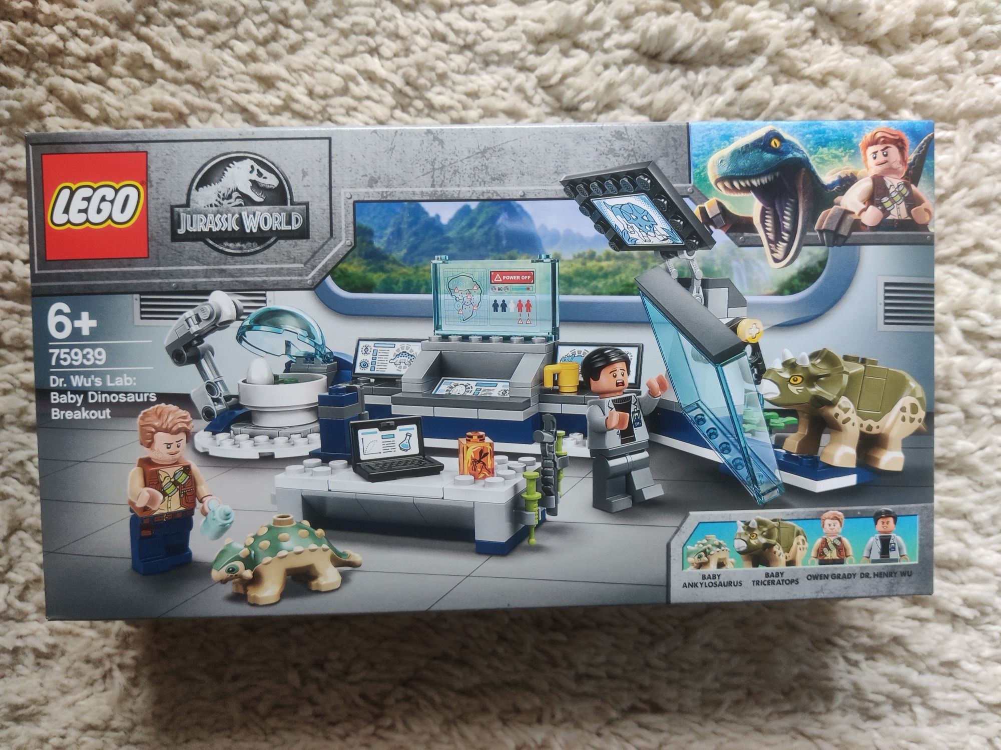 Lego Jurassic World 75939 Laboratorium Dr Wu: ucieczka młodych dinozau