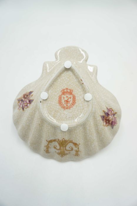 PATERKA mydelniczka porcelana z brązem