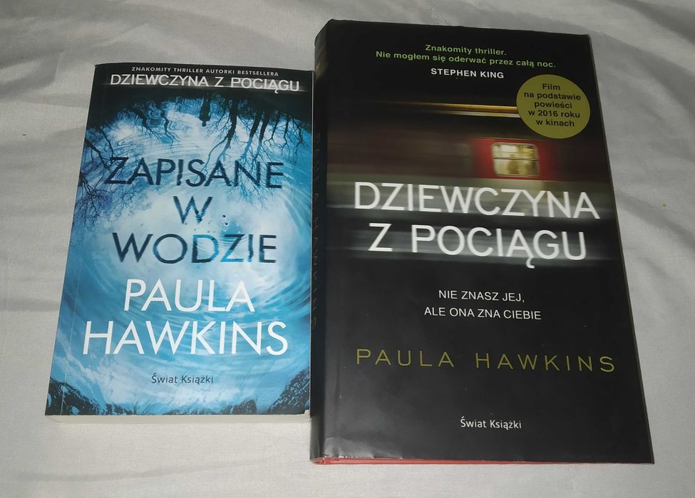 Paula Hawkins 'Zapisane w wodzie' 'Dziewczyna z pociągu'