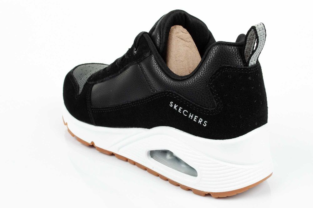 Buty sportowe Skechers Uno-Solid Air [155132/BLK] r.36-41