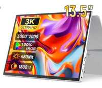Портативний монітор 13.5"  3K  100% RGB QHD 3:2 IPS