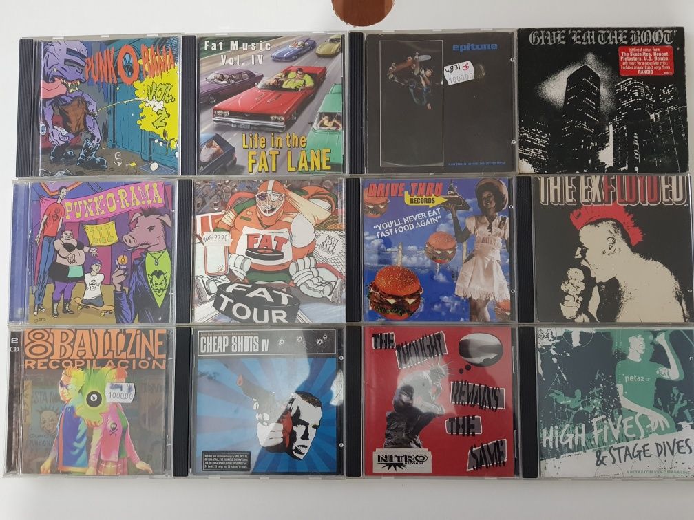 Cds punk rock e ska NOFX,Millencolin,compilações, penywise (ver lista)