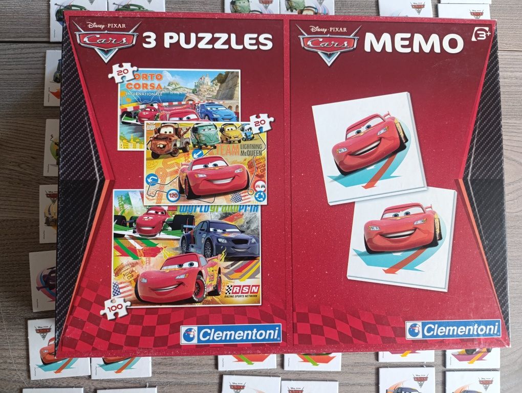 Puzzle Cars 3 w 1 oraz gra memory