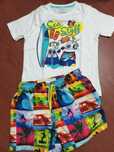 Conjunto T-shirt e calções praia Bóboli