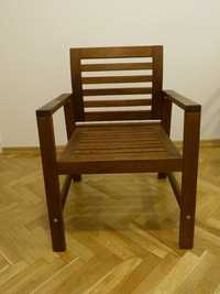Fotel ogrodowy, drewniany IKEA (seria NÄMMARÖ)