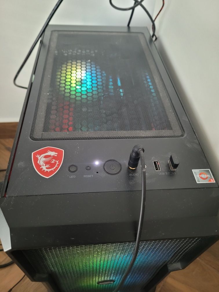 Komputer gamingowy 16 gb ram rx5700 8 GB MSI b450