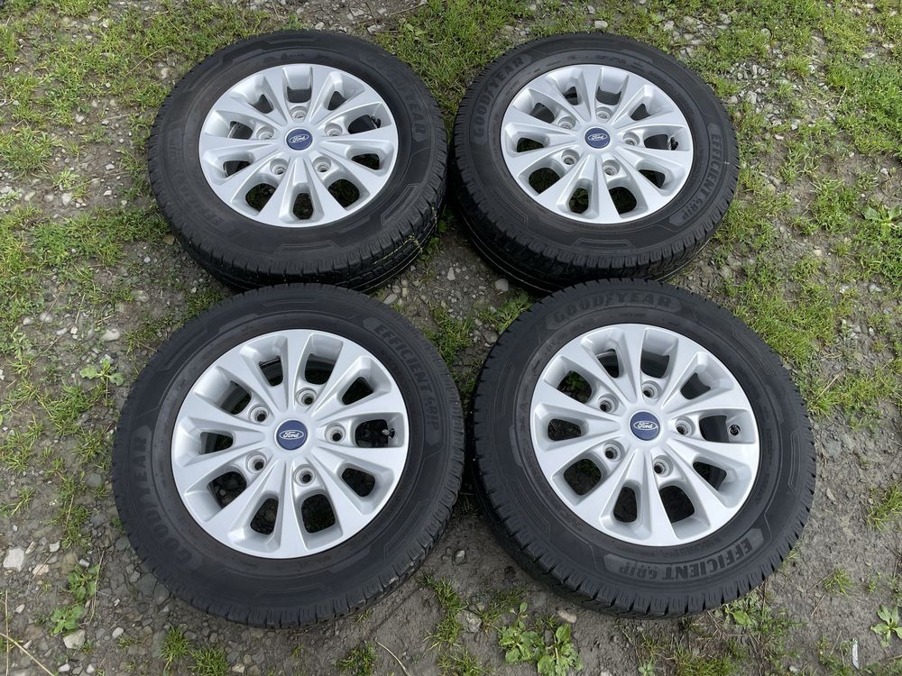 Koła 16” Ford 5x160 Transit Tourneo Custom ORYGINALNE TPMS Opony 7mm