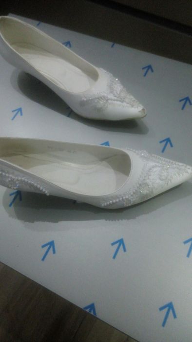 Свадебные туфли білі весільні туфлі
