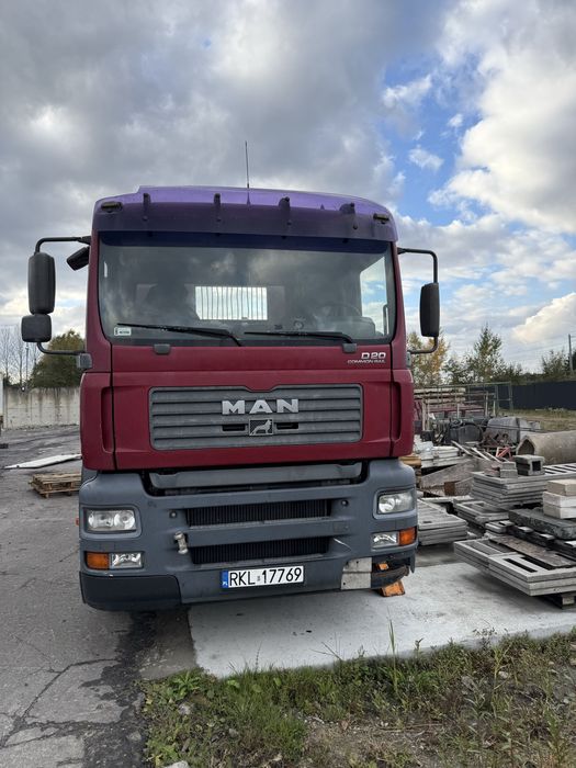 Man TGA 26.430 6x4 uszkodzony silnik. Odpala