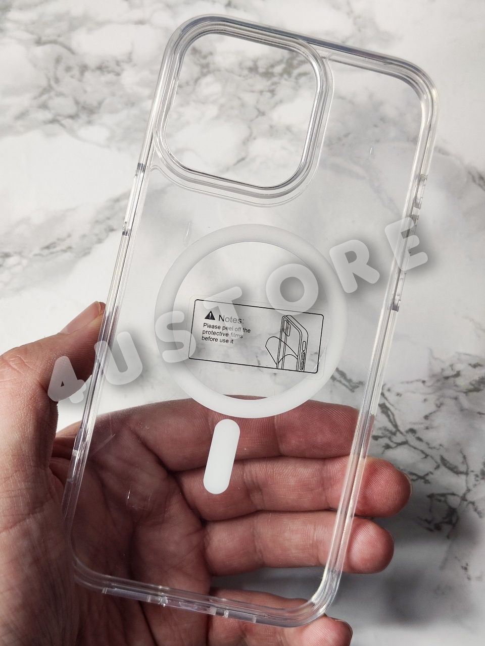 Чехол Spigen Magsafe на iPhone 16 Pro Max прозрачный чохол прозорий