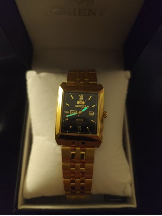 Orient Automático 3 Estrelas – Dourado & Preto | Novo, Raríssimo, c/ G