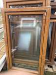 1x okno plastikowe 90x150 zloty dab obustronny uchylne (roto, wysylka)