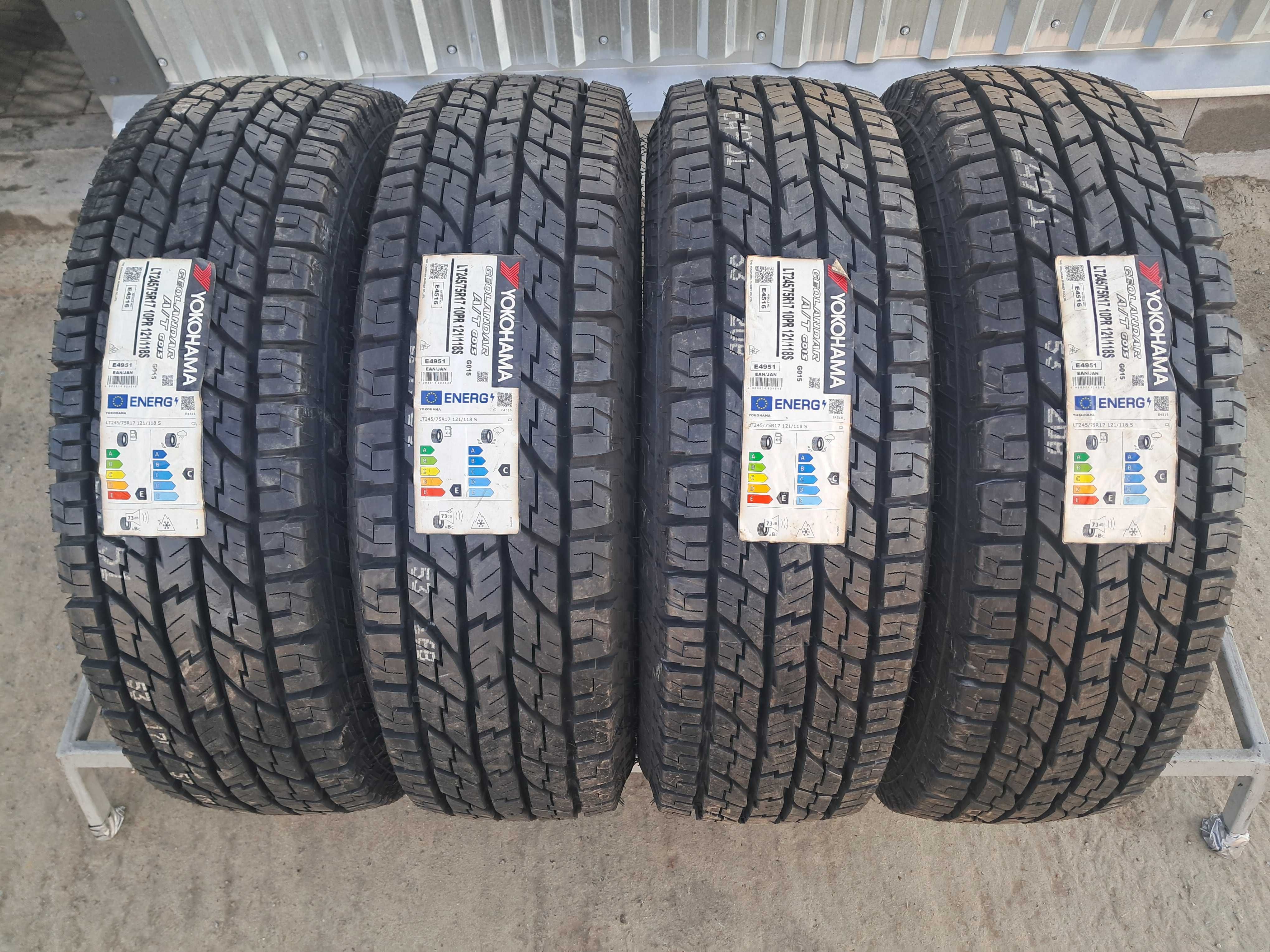 Резина НОВА Yokohama 245/75 R17 Geolandar A/T G015 Wrangler F150 F-250